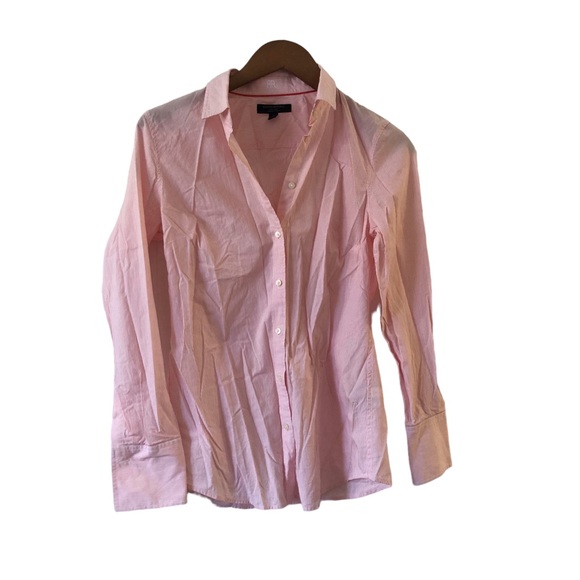 Banana Republic Pink Blouse - Stripes - Size 4 small - Picture 1 of 7